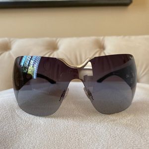 Chopard Shield Sunglasses! Glamorous & Comfortable fit.